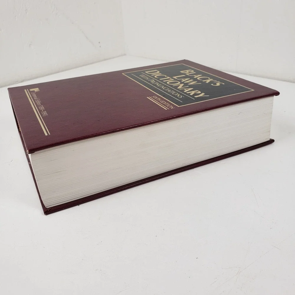 Black's Law Dictionary 6th Edition Centennial Edition 1991 West Hardcover